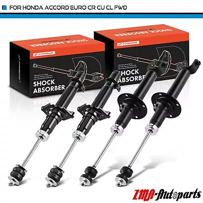 4x Front & Rear Shock Absorber For Honda Accord Euro CP CU CL 2008-2012 2.4 3.5L • $280.99
