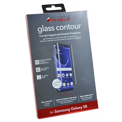 ZAGG Invisible Shield Glass Full Curved Samsung Galaxy S8 & S8+ Screen Protector • £1.99