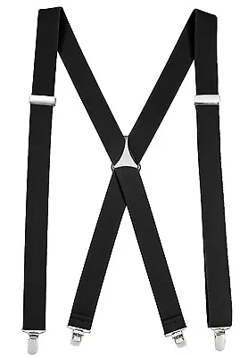 Hold'Em Suspenders For Men X-Back Adjustable Straight Clip-on Tuxedo Suspenders • $18.75