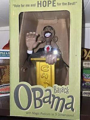 2008 RFX Toys 9.5  JOHN KRICFALUSI Spumco Barack Obama Vinyl Figure Caricature B • $70