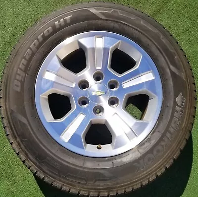 $289 • Buy Factory Chevrolet Wheel Tire Tahoe Suburban Silverado OEM 18 Inch 84227871 5647