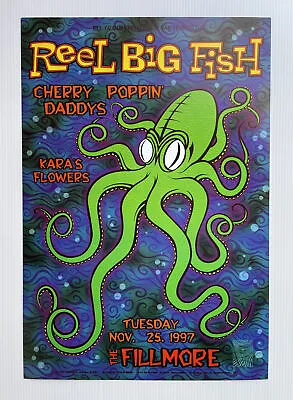 Reel Big Fish Concert Poster 1998 F-303 Fillmore • $42.77