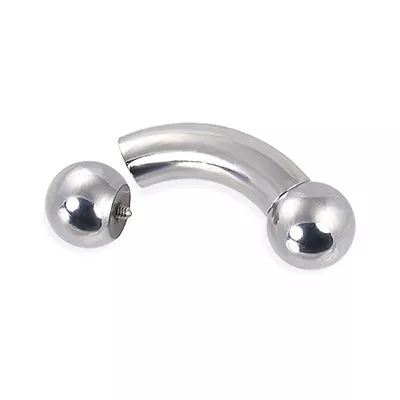 Internally Threaded Guaged Curved Barbell (1 Piece) 316L Surgical Steel • $4.99