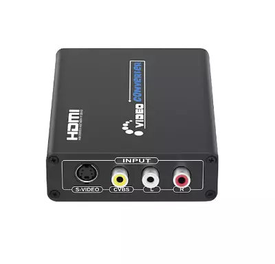 £33.06 • Buy HDMI To 3RCA AV CVBS Composite S-Video R/L Audio Video Converter Adapter 1080P E
