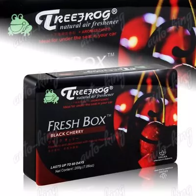 Tree Frog Black Cherry Natural Extreme Car Air Freshener Fresh Box Universal • $9.29