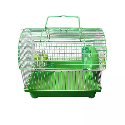 Portable Hamster Gerbil Mouse Cage With Accessories Small Pet Home 22cm X 17cm • £13.98