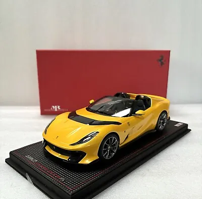 1/18 MR Collection Ferrari 812 Competizione Aperta Giallo Tristrato Limited • $475