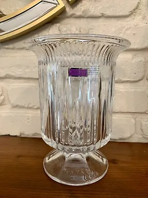 Marquis By Waterford 9” Heritage Hurricane Lamp Lead Crystal  Czech Republic • $157.50