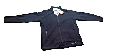 Men Marmot Reactor Polartec Microfleece Fleece Jacket  Black  XXL Full-Zip GWG • $31.59