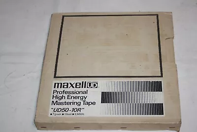 Maxell UD50-10R Professional High Energy Mastering Reel To Reel Tape Metal 10.5  • $40