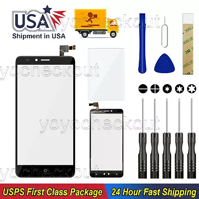 For Cricket ZTE Blade X Max Z983 Black Touch Screen Digitizer Replacement + Tool • $13.29