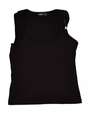 MEXX Womens Vest Top UK 8 Small Black Polyamide BC88 • $18.88