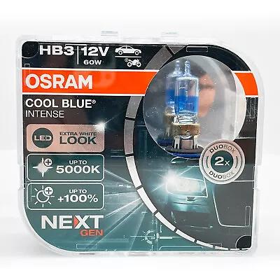 OPEN BOX Osram Cool Blue Intense NEXT GEN HB3 9005 Halogen Headlight Bulbs MC256 • $25.42