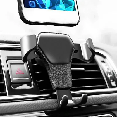 Black Gravity Car Air Vent Mount Cradle Holder Stand For Mobile Cell Phone GPS • $7.99