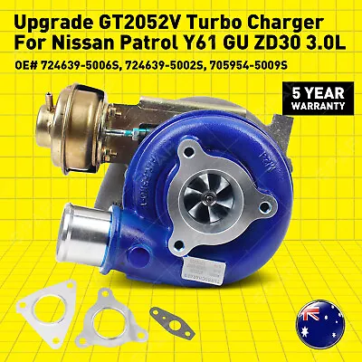 Stage 1 High Flow Turbo Charger For Nissan Patrol Y61 GU ZD30 3.0L / 724639 • $640