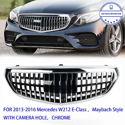 For Mercedes W212 E-Class Facelift 2013-2016 Front Bumper Grille Maybach Style • $118.06