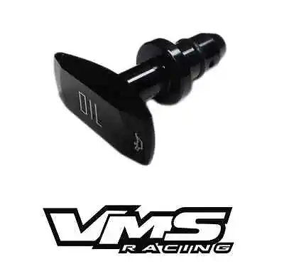 Vms Black Billet Aluminum Engine Oil Dipstick Handle 99-15 Ford Mustang Gt Gt500 • $22.95