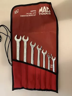 Mac Tools Wrench Set SCB7PTKS 7-PC. SAE 12 PT Combination • $269.99