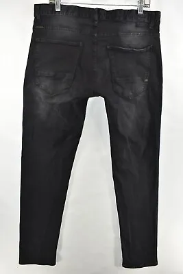Zara Man Skinny Slim Jeans Mens Size 36 Black Meas. 35x33 • $18.42