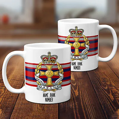 Personalised QARANC Mug British Military Cup Army Offical Badge Dad Gift MM17 • £12.95