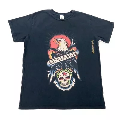Ed Hardy Medium Eagle Skull Sun Shirt Audigier Tee • $30