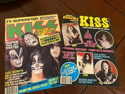 Teen Favorites Magazine Presents KISS & Other Heavy Metal Bands 1978 Very Rare • $79.99