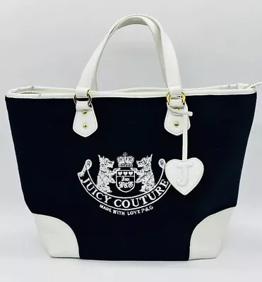 RARE Vintage Juicy Couture Velvet W/Leather Trim “Made With Love-P&G” READ L@@K • $199.99
