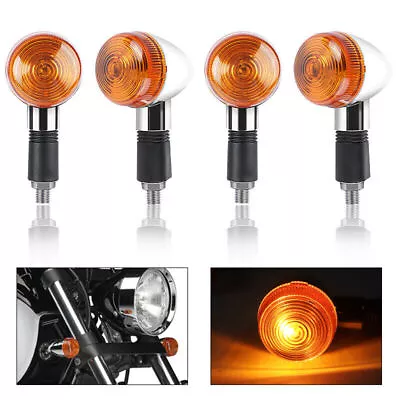 4PCS Motorcycle Turn Signal Lights For Suzuki Intruder VL800 VL1500 VS1400 VS800 • $18.99