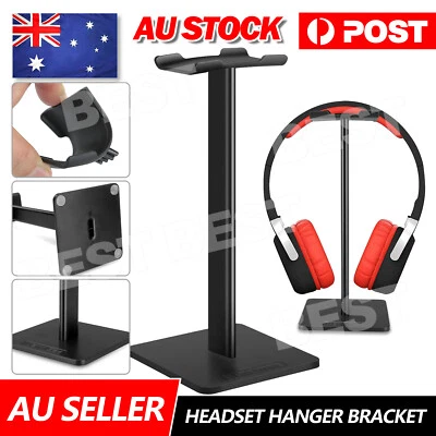 Acrylic Universal Gaming Headset Stand Headphone Bracket Gaming Earphone Holder • $7.85