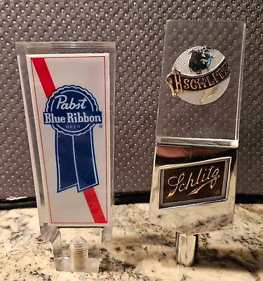 Pabst And Schlitz Beer Acrylic Tap Handle • $14.99