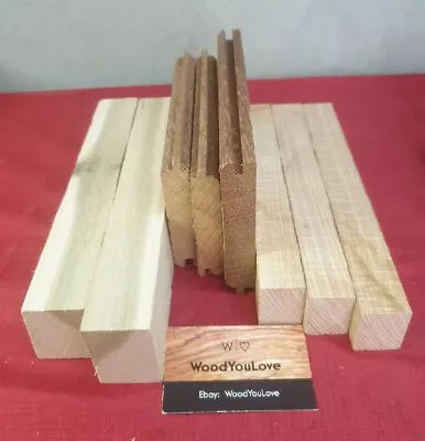 🍁Crafting Mixed Hardwood Offcuts Iroko Oak Poplar (2505 W2 ) • £12.98