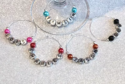 £1.50 • Buy Personalised Wine Glass Charm Team Hen Favours Wedding Dinner Table Keepsake