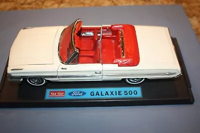 Sun Star  1/18th  Scale 1964 Ford Galaxie 500  2 Door Convertible With Stand • $10