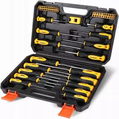 HORUSDY 58pcs Screwdriver Set Magnetic Precision Tool Kit Slotted Phillips Torx • $29.99