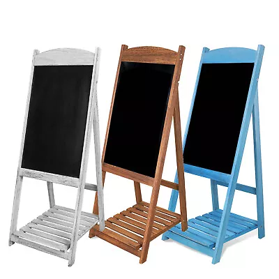 £34.91 • Buy Outside Menu Advertising Blackboard A Framed Chalkboard For Retail Business Sign