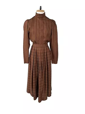 Vintage Saks Fifth Avenue Mylesport Skirt Set Prairie Cottage Core Medium • $116.10