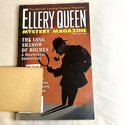 Ellery Queen Mystery Magazine Suspense Thriller Short Stories February 2002 • $9.99