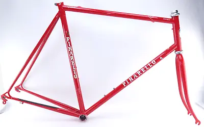 Pinarello Arriba Steel Bicyce Frame Set  60x57 130mm 10 Campagnolo Headset NOS • $900