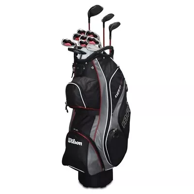 Wilson Deep Red Maxx Mens Golf Package - Reg Flex - Steel - Std Length - Mrh • $1195