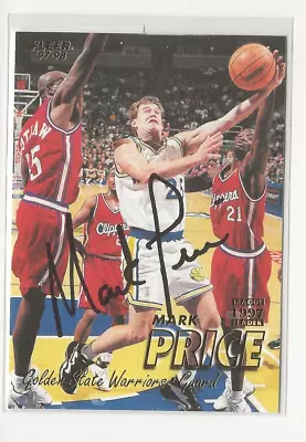 1997-97 Fleer Basketball Card #102 Mark Price  Auto Autograph Warriors • $3.99