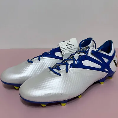 ADIDAS Lionel Messi 15.1 FG B34359 White Mens Soccer Cleats Football Size US 9 • $139.99