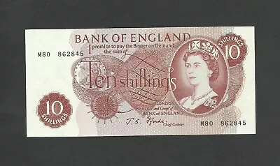 Fforde  10 Shillings    M80    Last Prefix  Replacement   Bank Of England  B311 • £10.50