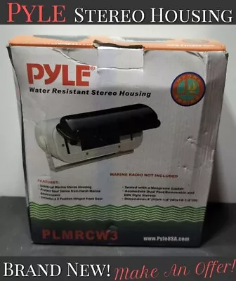 ✨Pyle✨ PLMRCW3 Waterproof Marine CD Player/Receiver Radio Wired Housing Cover • $29.90