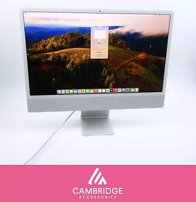 Cracked Apple IMac 24  2021 A2438 Apple M1 8GB RAM 512GB SSD Silver • £519.99