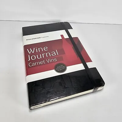 Moleskin Passions Wine Journal Carnet Vins Sealed Black 240 Pages 5x8 1/4” - New • $6.95