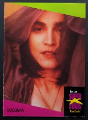 Madonna 1991 Super Stars Of Music Pro Set Card #80 (NM) • $1.98