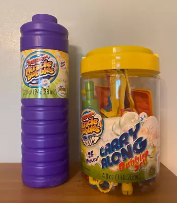 NOS Imperial Super Miracle Bubbles 32 Oz Bottle Solution + Carry Along Set* • $15