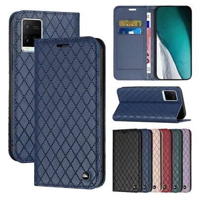 For VIVO Y21S Y20i Y12 Y72 5G Y51S Case Magnetic Wallet Leather Card Flip Cover • $14.99