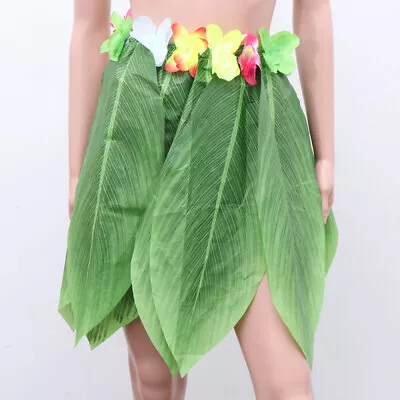  Hawaiian Grass Skirt Primitive Tribal Leaf Skirt Evening Performance Skirt For • $11.39