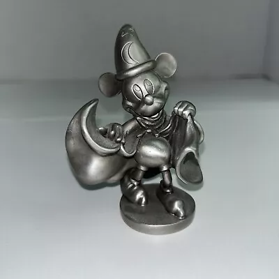 Disney Mickey Mouse Fine Pewter Figurine Fantasia Sorcerer’s Apprentice • $29.95